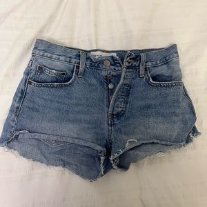 Denim shorts